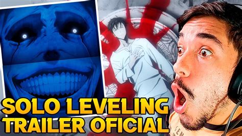 React Solo Leveling Trailer Oficial Youtube