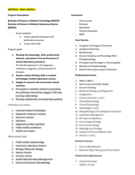 Solution Medtech Pmls Studypool