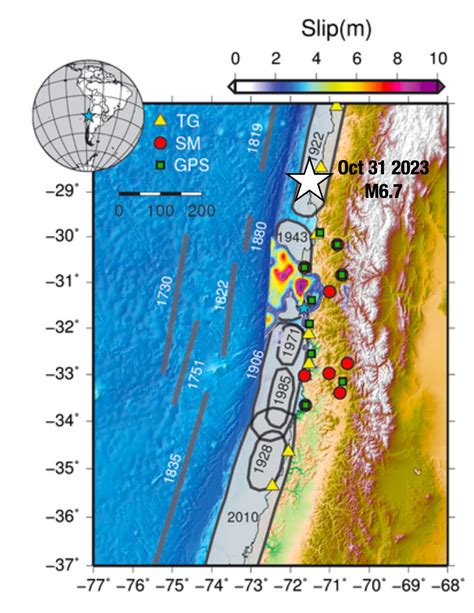 Magnitude 6.7 earthquake strikes below Chile