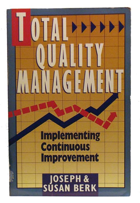 TOTAL QUALITY MANAGEMENT Berk Joseph Berk Susan Amazon Es Libros