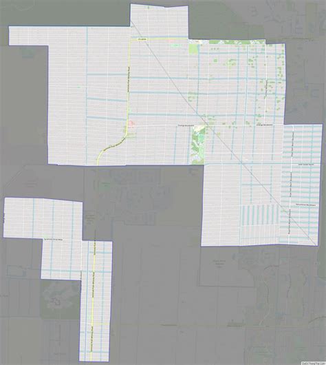 Map Of The Acreage Cdp Thong Thai Real