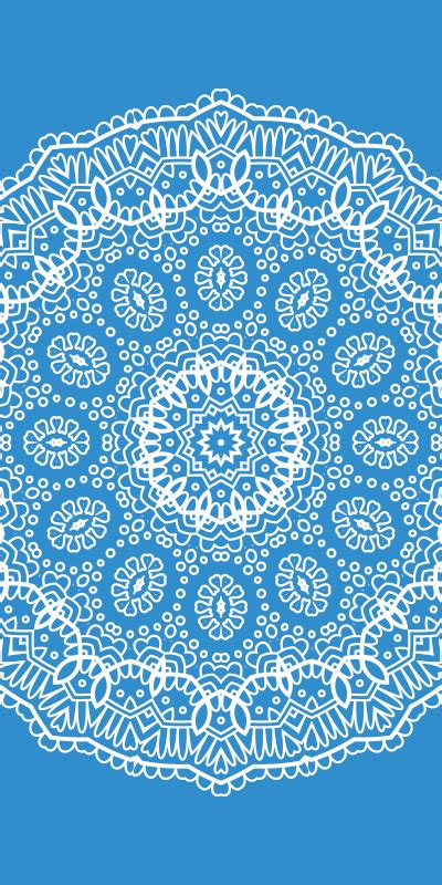 Рулонная штора с рисунком узор кружева мандала