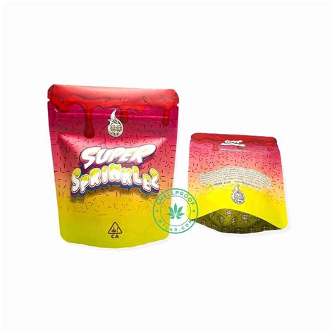 Super Sprinklez 35g Mylar Bags Smell Proof Mylar