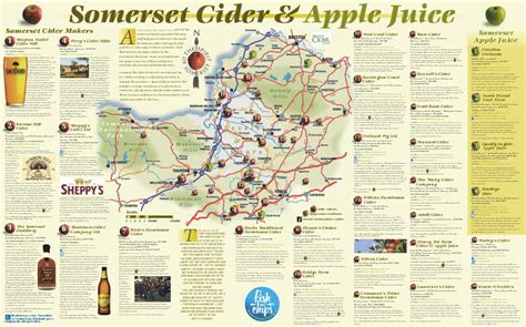 New Somerset cider map - Real CiderReal Cider