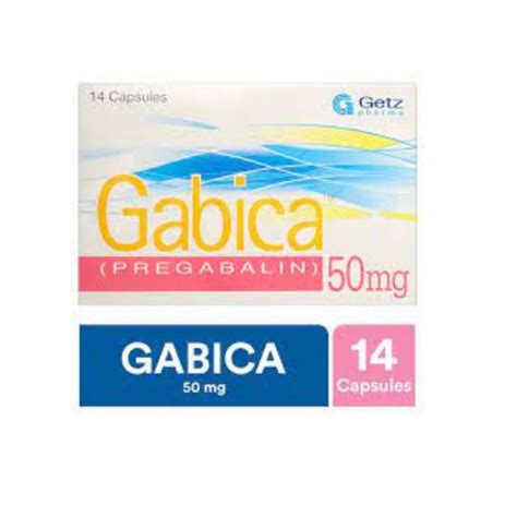 Gabica 50mg Capsules Pregabalin Uses Fareed Pharmacy