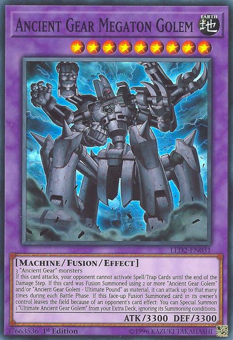 Ancient Gear Megaton Golem Legendary Duelists Ancient Millennium