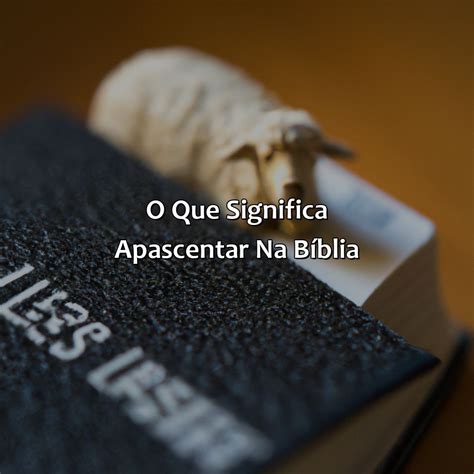 O Que Significa Encolerizar Na Bíblia - O Que Significa Apascentar Na Bíblia - Bíblia da Bíblia