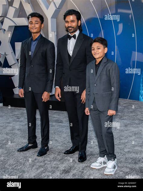 13 July 2022 Los Angeles California Indian Actor Dhanush