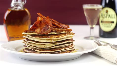 Pancakes With Bacon And Maple Syrup Oakden