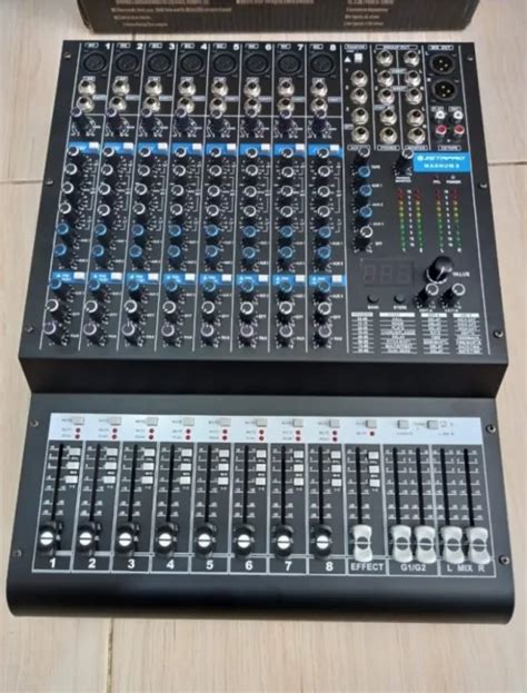 Mixer Audio Channel Efek Reverb Alesis Zetapro Magnum Original