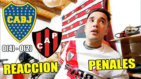 BOCA 0 4 PATRONATO 0 2 HINCHA DE RIVER REACCIONA A LOS PENALES