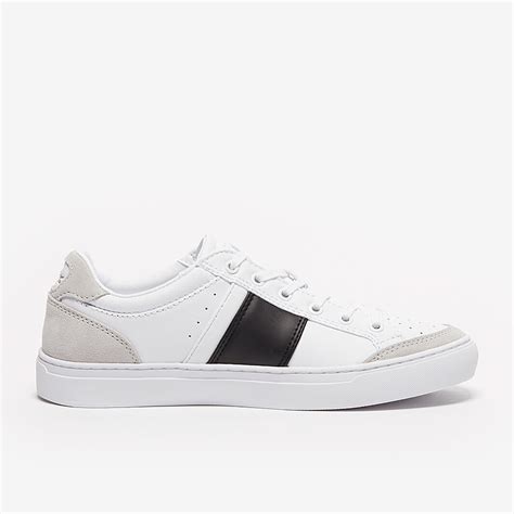 Lacoste Courtline Us Cma White Black Mens Shoes Pro Direct