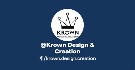 Krown Design Creation Instagram Linktree