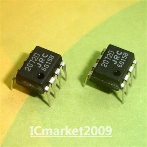 10 PCS NJM2072D DIP 8 NJM2072 JRC 2072D Signal Level Sensor System Chip