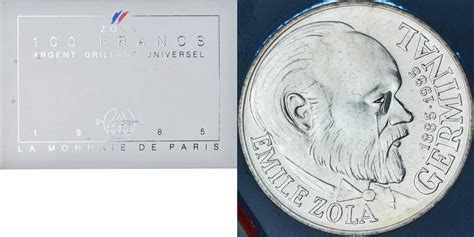 Frankreich Francs Monnaie De Paris M Nze Germinal Monnaie De