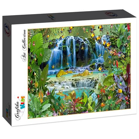 Puzzle François Ruyer Waterfall Grafika F 31453 12 pieces Jigsaw