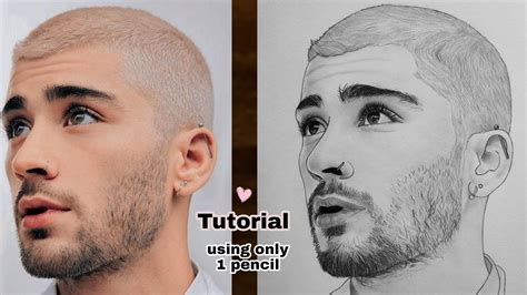 How To Draw Zayn Malik Step By Step Pencil Sketch Drawing Tutorial