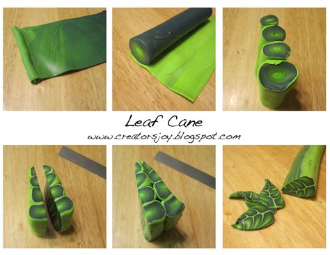 Creators Joy Free Leaf Cane Tutorial In Polymer Clay