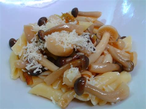 menjar  cala blanca macarrones  setas  setas  macarrones