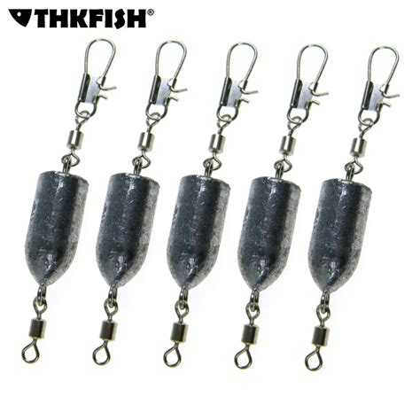 5Pcs20g Fishing Lead Weight Sinkers Weights Bullet Shape Lead Sinker