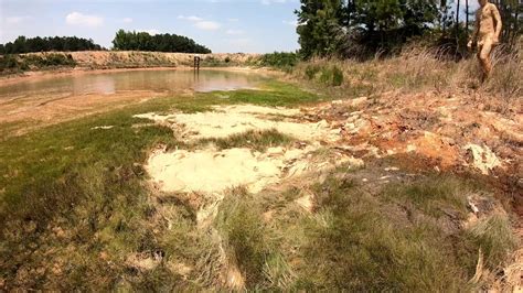 diving  sinking   muddy grass pit plunging headfirst