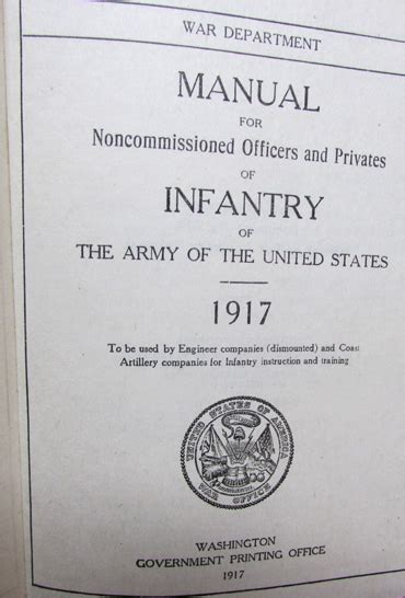 Stewarts Military Antiques Us Wwi Era Manual For Nco S Privates