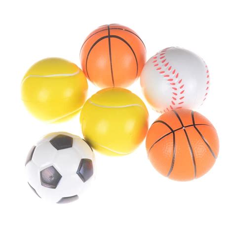 Soft Foam Ball Wrist Exercise Stress Relief Squeeze Tennis Ball