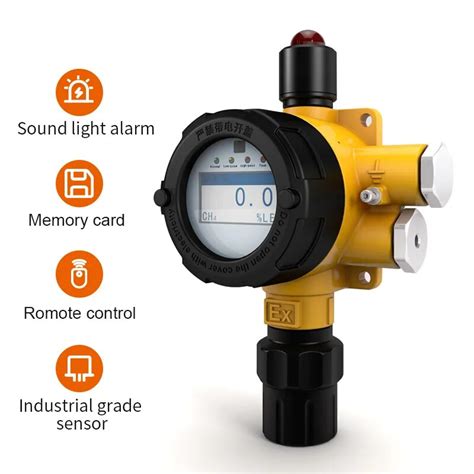 Bosean Industrial Fixed NOX SO2 SO3 Gas Alarm Detector Explosion Proof