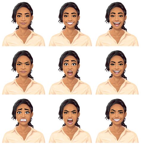 372 900 Cartoon Of Emotion Faces Stock Illustrations Royalty Free