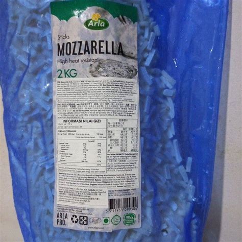 Mozzarella Arla Stick Parut Shredded 250gr Repack Murah Lazada