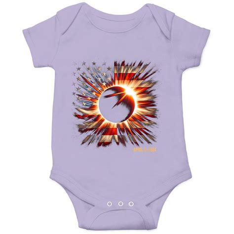 Totality 2024 American Flag Total Solar Eclipse Ts Onesies Sold By