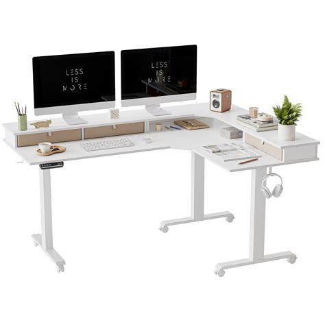 Fezibo Triple Motor L Shaped Standing Desk With Ubuy Algeria