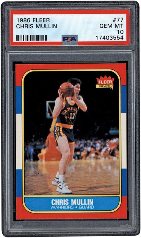 1986 Fleer Basketball PSA 10 Set Break Sports Card And Sports