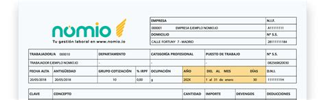 Ejemplo Nomina Empleada Hogar Programa De N Minas