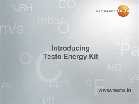 testo energy kit