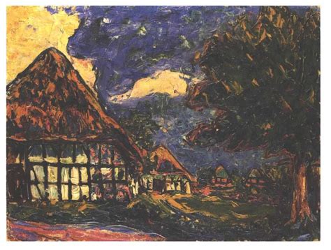 Artwork Replica House On Fehmarn By Ernst Ludwig Kirchner 1880 1938