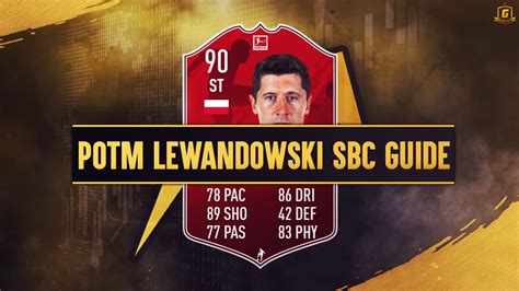 Fifa Bundesliga Potm Robert Lewandowski Sbc Guide Rated K