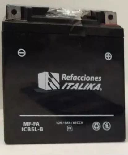 Bateria Italika Icb L B De Gel Para Fz Ybr At Xt Mercadolibre