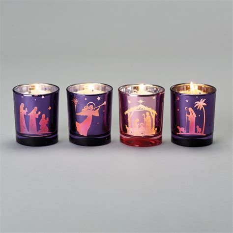 Nativity Advent Votive Candle Holders | The Catholic Company®