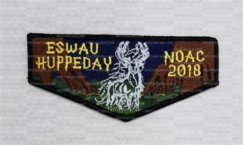 Eswau Huppeday NOAC 2018 Stag Flap On PatchScan