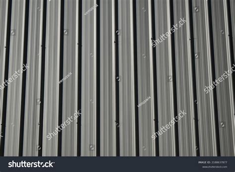 Corrugated Metal Sheet Texture Background Stock Photo 2188637877 ...