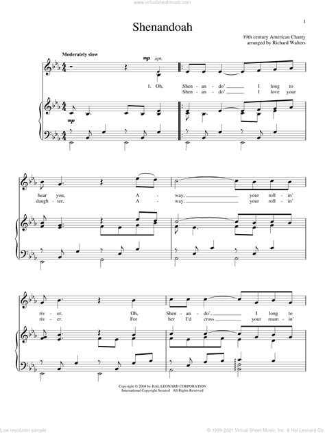 Shenandoah Guitar Chords