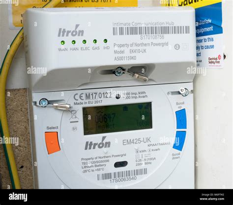 A Northern Powergrid Itron Smart Electricity Meter For Edf North East