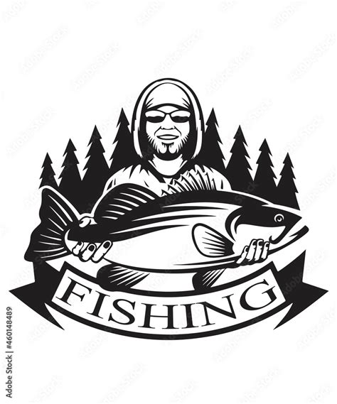 Fishing Svg T Shirt Design Stock Vector Adobe Stock