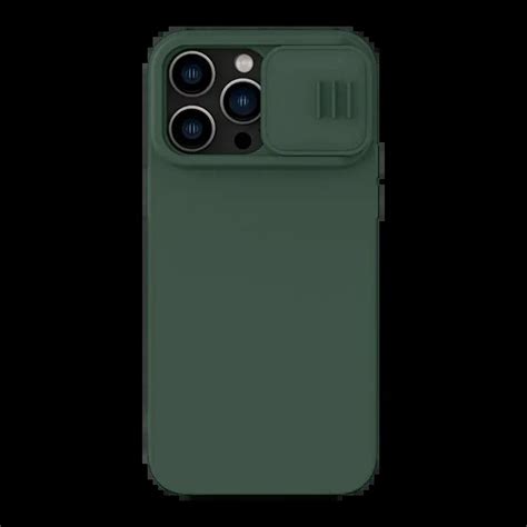 Hus Nillkin Iphone Pro Max Camshield Silky Silicone Mist Green