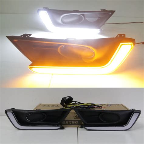 Car Flashing Pair For Honda Cr V Crv Led Drl Daytime Running