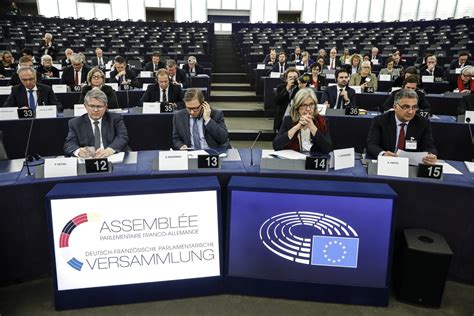 Europe Assemblée parlementaire franco allemande La Défense