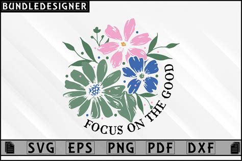 Floral Inspiration Quote SVG Design Graphic by BundleDesigner · Creative Fabrica