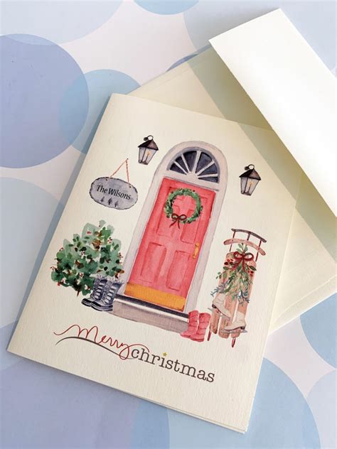 Personalized Christmas Cards Custom Holiday Card | Etsy