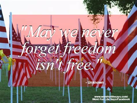 Memorial Day Quotes Word For Life Says